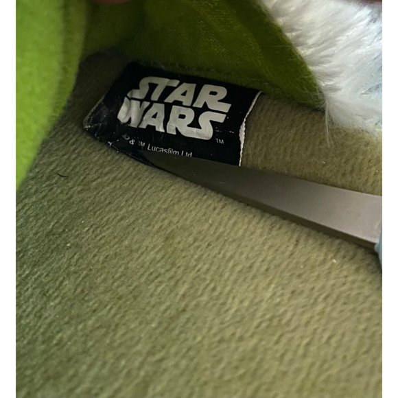 Star Wars 3D Yoda Plush Character Slippers Licensed‎ Lucas Bioworld Slip-Ons - Picture 6 of 13